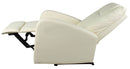 Poltrona Alzapersona Vibromassaggio Elettrica 1 Motore in Similpelle Vandi Panna