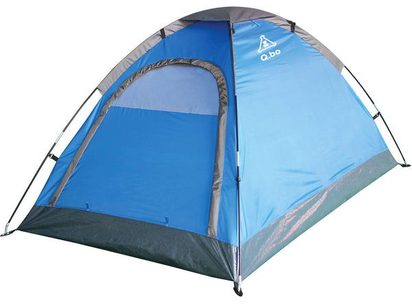 sconto Tente de Camping 3 Personnes 2x2x1,2m en Polyéthylène Bleu