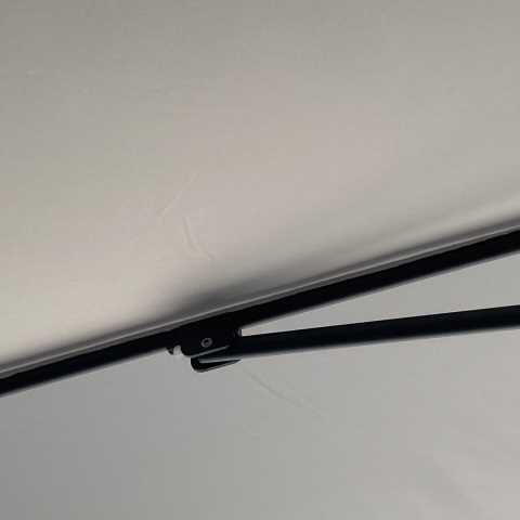 Ombrellone da Giardino Ø2,7 m in Alluminio William Ecru'