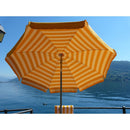 Ombrellone da Giardino Ø2 m Palo Ø33 mm in Acciaio Maffei Venezia Duplex Giallo/Bianco e Giallo
