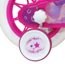 Bicicletta per Bambine 12" My Little Pony Freno Caliper e Stabilizzatori in Acciaio Hi-Ten Rosa     