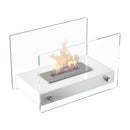 Camino a Bioetanolo da Tavolo 39x25,2 cm Flig Oakland Mini Bianco
