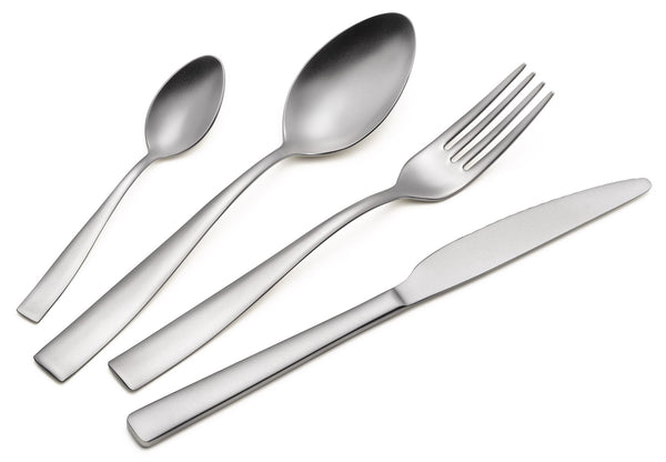 Service de Couverts 24 Pièces en Acier Eme Infinity Sablé sconto