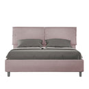 Letto Matrimoniale con Alzata Comoda Imbottito in Microfibra Sleeper Glicine Varie Misure