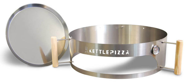 acquista Kit Pizza pour Barbecue à Charbon Ø57 cm en Acier Vannini Kettle Pizza