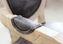 Poltrona Constance in Ecopelle Nera 55x46x96 h cm in Similpelle Nero