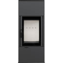 Stufa a Legna 5,5/10KW in Acciaio Flig Stanton Plus Nera