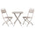 Set Tavolino e 2 Sedie Pieghevoli da Giardino Mia Talpa