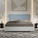 Letto Matrimoniale Kaia Azzurro Varie Misure