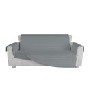 Copridivano Trapuntato in Microfibra Grigio Chiaro Varie Misure