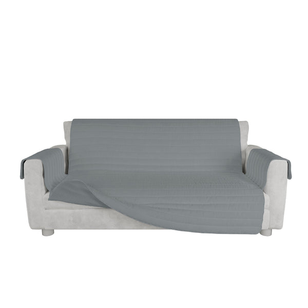 Housse de canapé matelassée en microfibre gris clair différentes tailles acquista