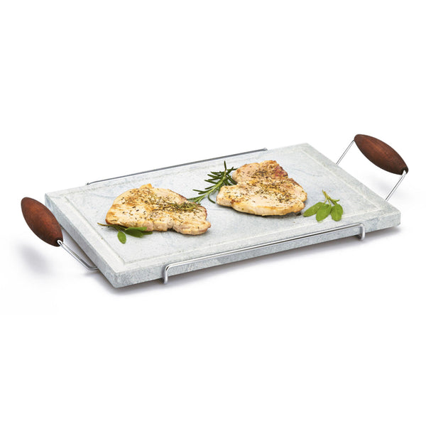 acquista Grande stéatite rectangulaire avec cadre en métal Bisetti
