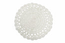Set 6 Tovagliette Tonda Ø38 cm Villa d'Este Home Tivoli Uncinetto Ocean