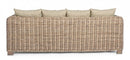 Divano 3 Posti 210x90x83h cm con Cuscini Fortaleza