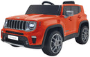Macchina Elettrica per Bambini 12V con Licenza Jeep Renegade Arancione