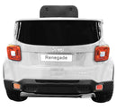 Macchina Elettrica per Bambini 12V con Licenza Jeep Renegade Limited Bianca