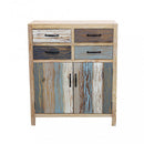 Mobile Alden 78x39x93 h cm in Legno Multicolor
