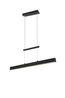 Lampada a Sospensione da Interno a LED in Metallo Nero Opaco