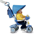 Moto Triciclo a Spinta per Bambini con Pedali Kid Smile Baby Plus Blu