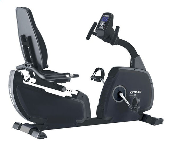online Recumbike Vélo d'Appartement Allongé Magnétique 130Kg Max 16 Niveaux Kettler Advantage Giro R Noir