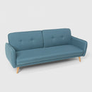 Divano Letto Clic Clac 186x85x80 cm in Tessuto Blu