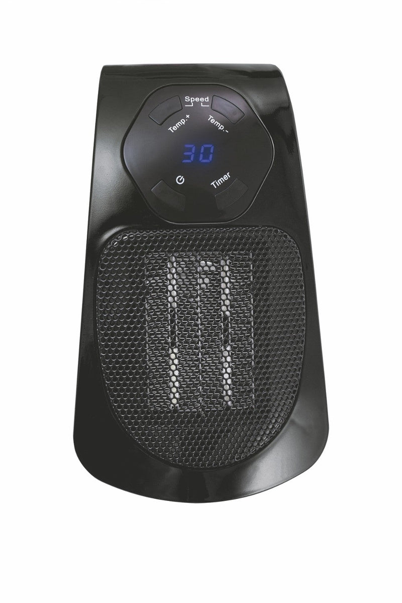 Stufa Stufetta da Parete 500W Display LCD Kooper Ghibli Nero