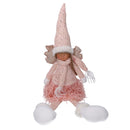 Angelo led tessuto rosa cm 15x12xh65