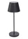 Lampada  da Tavolo Ø12,5x36 cm in Metallo Artika Nera