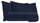 Ensemble de draps doubles dessus et dessous et taies d'oreiller couleur unie bleu foncé