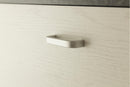 Scarpiera 2 Scomparti in MDF 63x24x80 cm Soriani Bianco e Grigio Scuro