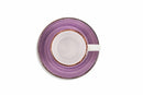 Set 6 Tazzine Caffè in Gres Colorato con Piattino 90 ml Villa d'Este Home Tivoli Baita