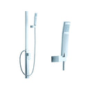 Set Colonna Doccia Soffione Doccia e Laccio in Ottone Linear Big Cromato