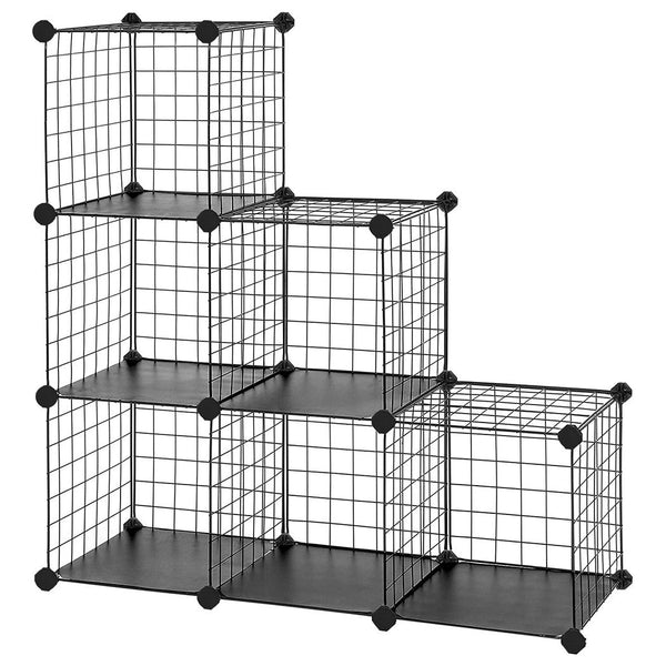 online Bibliothèque modulable en maille métallique 24 pièces modulables en cube