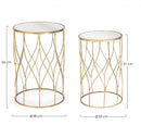 Set 2 Tavolini Elenor