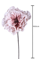 Set 3 Rami Artificiali Peonia 68 cm