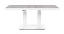 Tavolo da Giardino 140x85x49-72h cm Truman Bianco