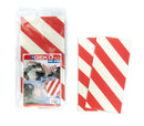 Set 2 pannelli adesivi antiurto 50x24 cm per garage e box