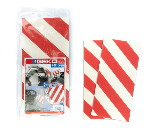 acquista Lot de 2 panneaux adhésifs antichoc 50x24 cm pour garages et box