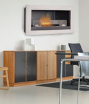 Camino a Bioetanolo da Parete 45x85 cm Karlsen Verona Acciaio