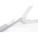 Sdraio da Giardino pieghevole 100x56xH75,5 cm Gilda Bianco