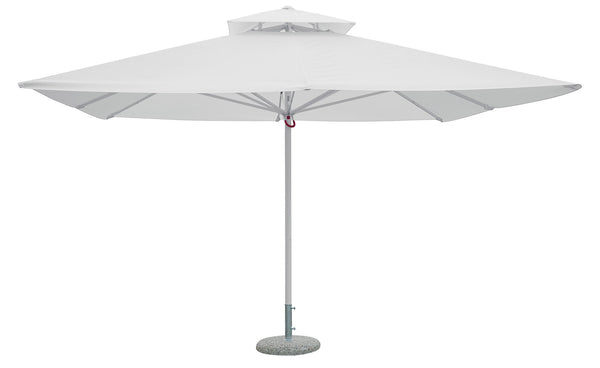 online Parasol de Jardin 4x4m Toile Polyéthylène Blanc
