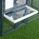 Gabbia per Conigli in Legno di Abete 140x65x100 cm 