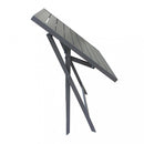 Tavolo Alabama 70x70x73 h cm in Alluminio Taupe