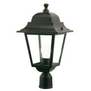 Lampada Testa Palo da Giardino E27 60W in Alluminio Sovil Nero