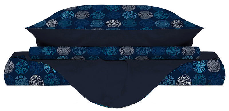 Copripiumino con stampa sul Sacco e Federe Doubleface Ipnotic