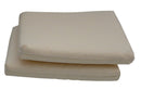 Set 2 Cuscini per Sedia da Giardino 45x45x5 cm in Dralon Allegro Ecru