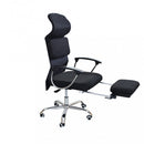 Poltrona da Ufficio Haley 59x63x118/128 h cm in Poliuretano Nero