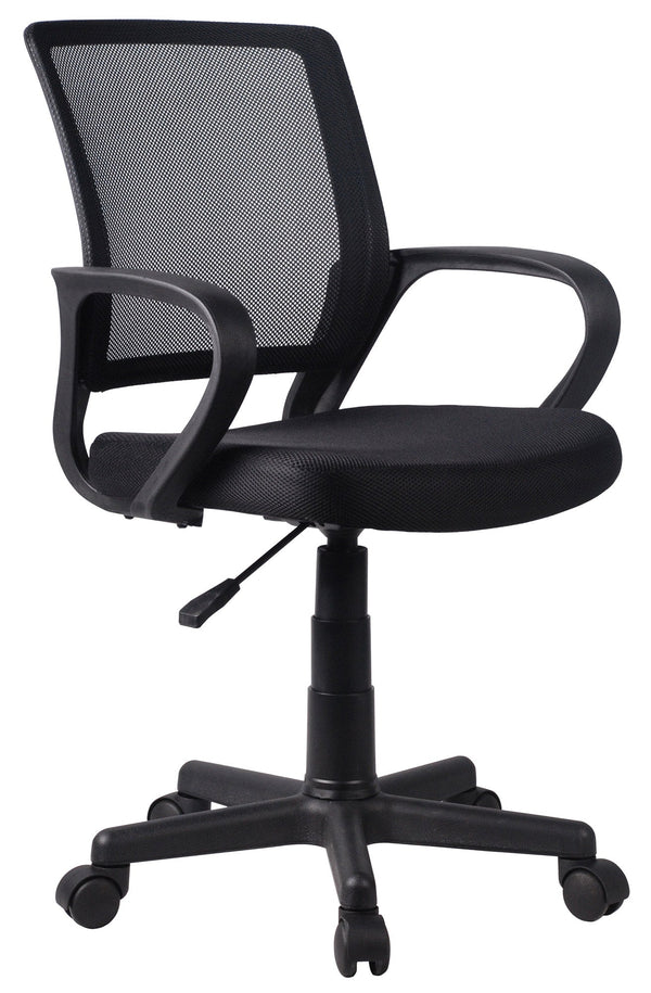 Chaise de bureau opérationnelle en tissu noir online