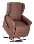 Poltrona Alzapersona Elettrica 1 Motore in Tessuto Elizabeth Grigia