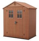 Casetta da Giardino Porta Attrezzi 190x122x221 cmin Evotech+ Keter Darwin 6x4 Marrone